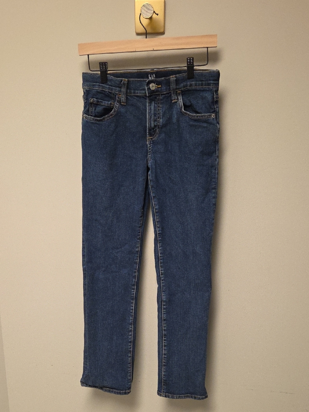 Gap Denim Boys Stretch Straight Jeans, Size 14. Two Pair Available!